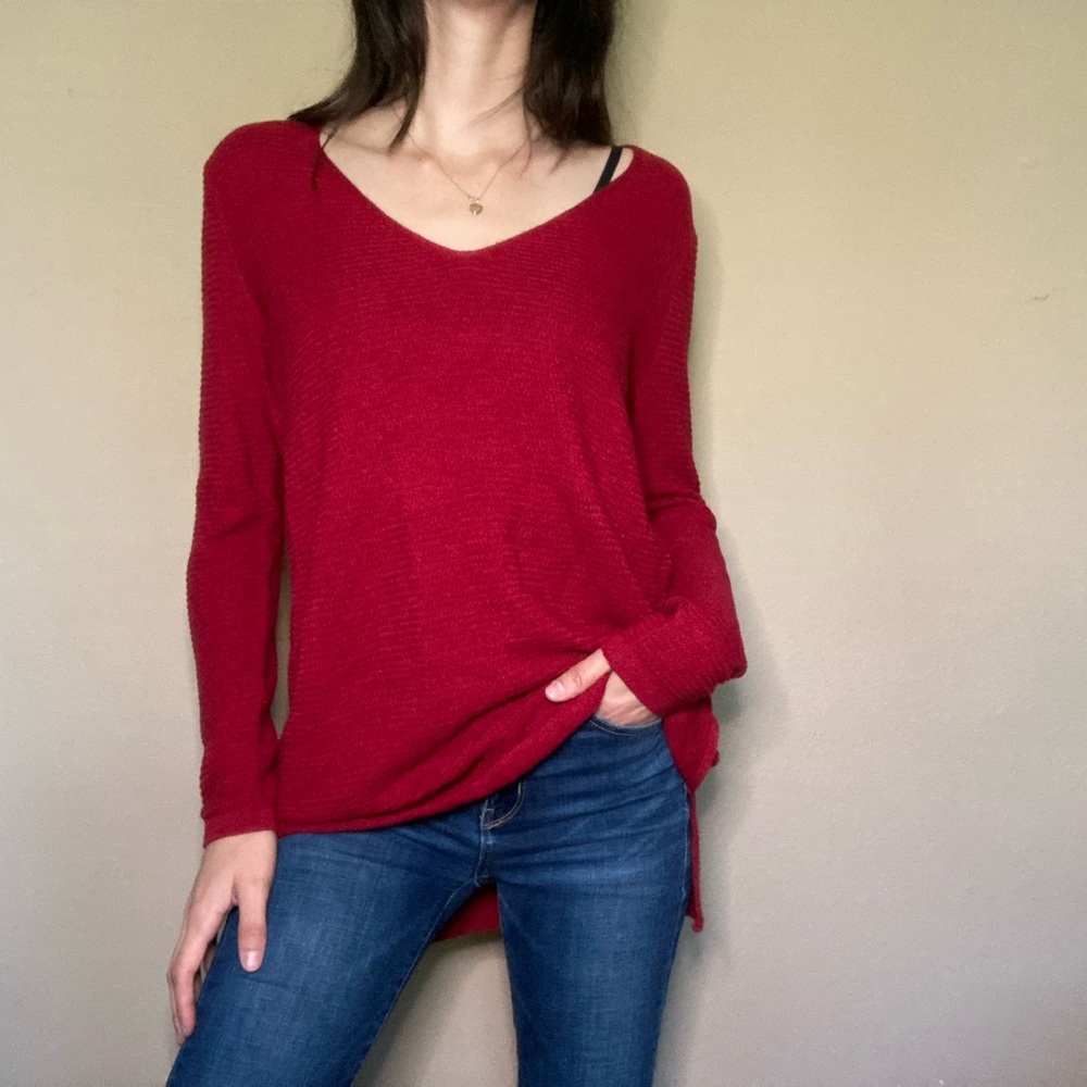Old Navy Red Hot Knit Sweater